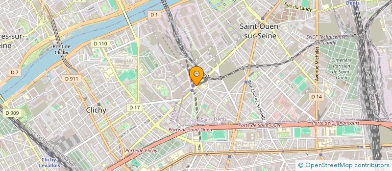 localisation de l'entreprise MONSIEUR SALAH EDDINE MADOUI à SAINT-OUEN-SUR-SEINE