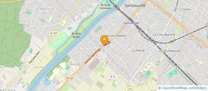 localisation de l'entreprise MONSIEUR SALAH EDDINE MECHEROUR  SARTROUVILLE