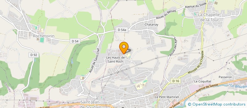 localisation de l'entreprise MONSIEUR SALAH EDDINE MERADI  LA TOUR-DU-PIN