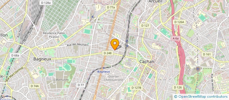 localisation de l'entreprise MONSIEUR SALAH EDDINE MERMOULI à CACHAN
