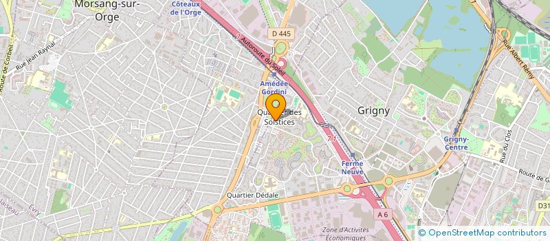localisation de l'entreprise MONSIEUR SALAH EDDINE MOUSSA à GRIGNY