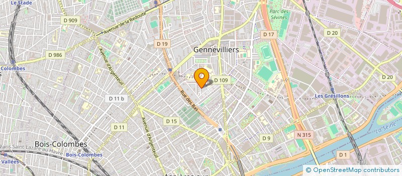 localisation de l'entreprise MONSIEUR SALAH-EDDINE RAMADANE à GENNEVILLIERS