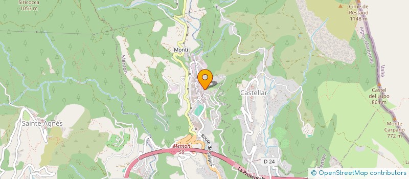 localisation de l'entreprise MONSIEUR SALAH-EDDINE SIFLI  MENTON