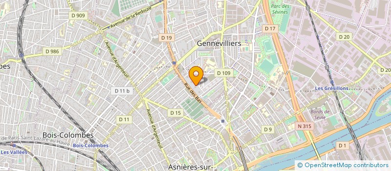 localisation de l'entreprise MONSIEUR SALAH EL CHIMI  GENNEVILLIERS