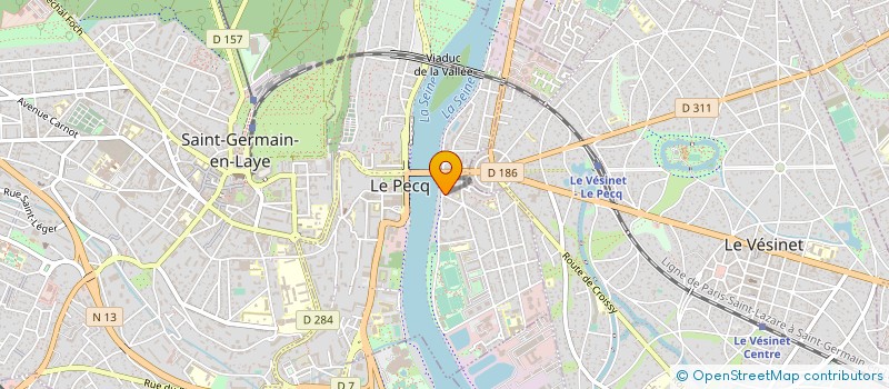 localisation de l'entreprise MONSIEUR SALAH EL KNORASSANI  LE PECQ