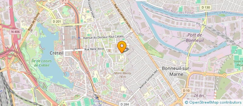 localisation de l'entreprise MONSIEUR SALAH EL MOBARIK  CRETEIL