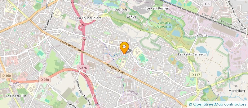 localisation de l'entreprise MONSIEUR SALAH EL MOUANID  TRELAZE