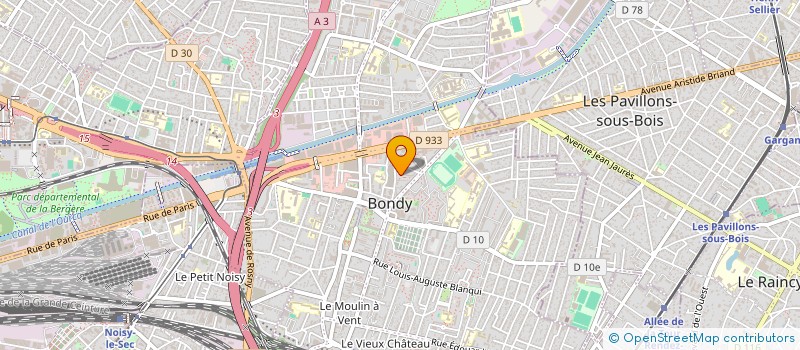 localisation de l'entreprise MONSIEUR SALAH ES-SAIDI  BOBIGNY