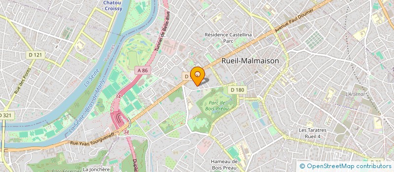 localisation de l'entreprise MONSIEUR SALAH GARAT à RUEIL-MALMAISON