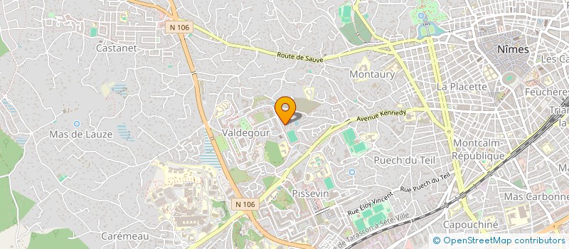 localisation de l'entreprise MONSIEUR SALAH GHADDARI  NIMES