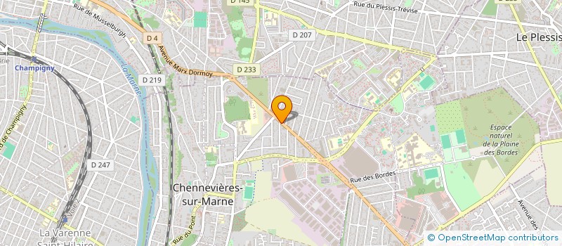 localisation de l'entreprise MONSIEUR SALAH GOUNI à CHENNEVIERES-SUR-MARNE