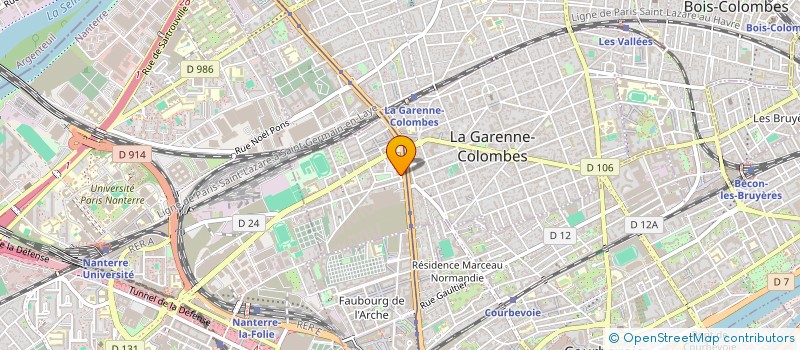 localisation de l'entreprise MONSIEUR SALAH GUERMOUCHE à LA GARENNE-COLOMBES
