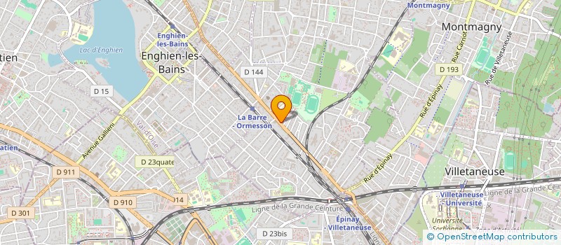 localisation de l'entreprise MONSIEUR SALAH GUERNANE  DEUIL-LA-BARRE