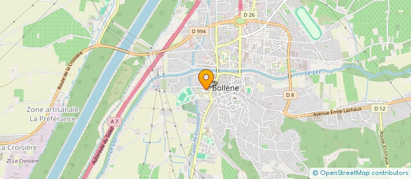 localisation de l'entreprise MONSIEUR SALAH GUETTAB  BOLLENE