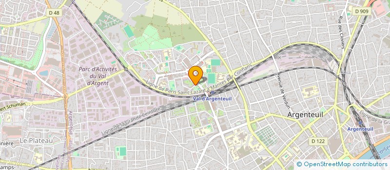 localisation de l'entreprise MONSIEUR SALAH HADIBEL  ARGENTEUIL