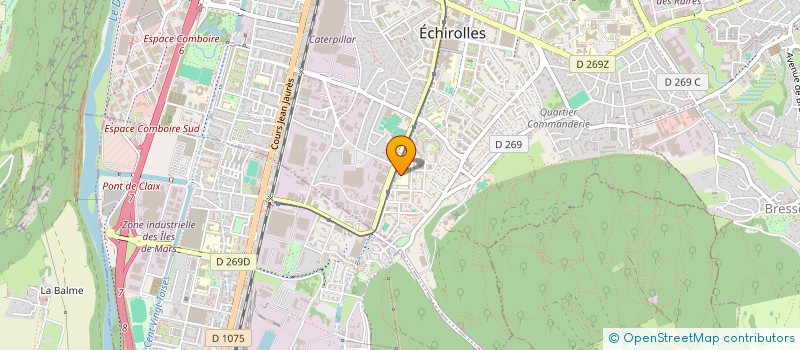 localisation de l'entreprise MONSIEUR SALAH HAMADI  ECHIROLLES