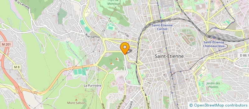 localisation de l'entreprise MONSIEUR SALAH HAMIS  SAINT-ETIENNE