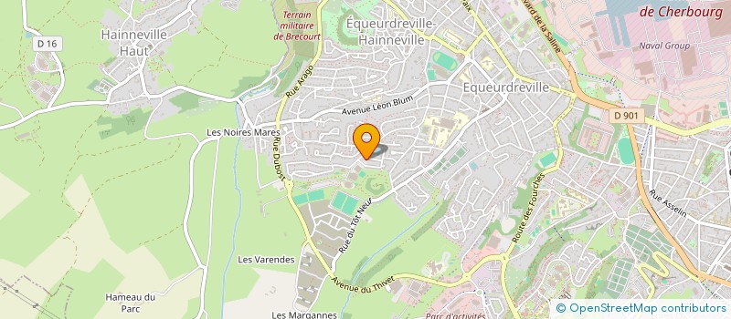 localisation de l'entreprise MONSIEUR SALAH HASSAN MOHAMED  CHERBOURG-EN-COTENTIN