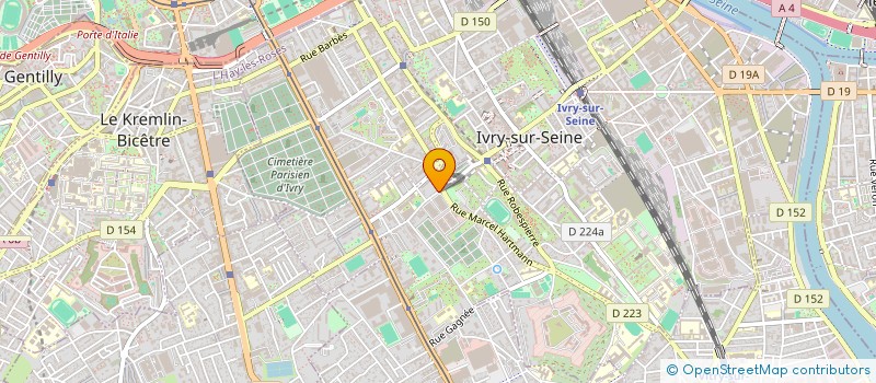 localisation de l'entreprise MONSIEUR SALAH HETHAT à IVRY-SUR-SEINE