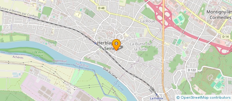 localisation de l'entreprise MONSIEUR SALAH HOUACINE à HERBLAY-SUR-SEINE