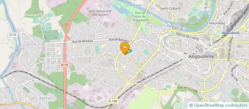 localisation de l'entreprise MONSIEUR SALAH KABLOUTI à ANGOULEME