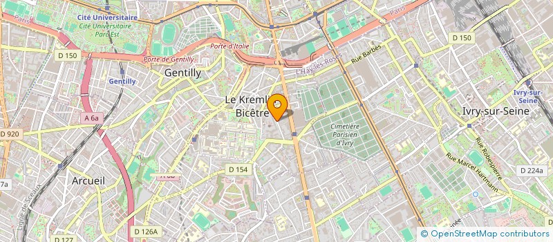 localisation de l'entreprise MONSIEUR SALAH KACI  LE KREMLIN-BICETRE