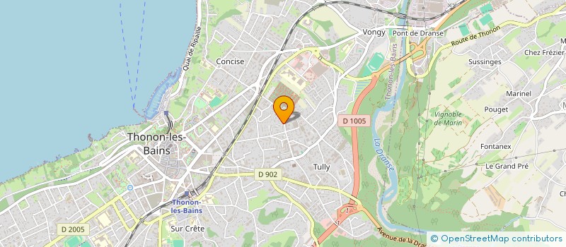 localisation de l'entreprise MONSIEUR SALAH KAOUANE  THONON-LES-BAINS