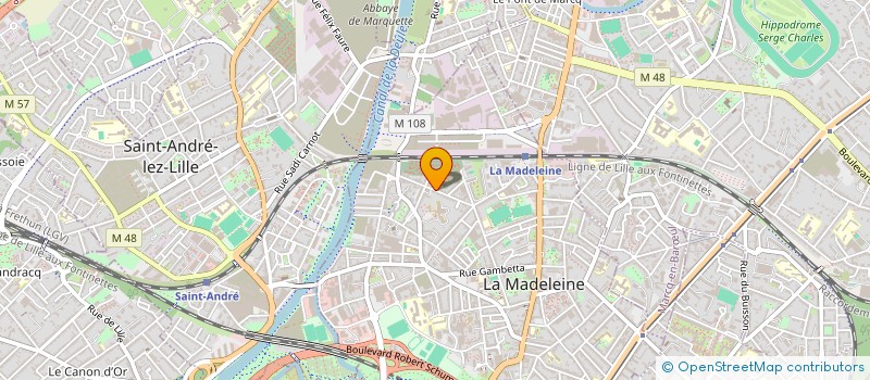 localisation de l'entreprise MONSIEUR SALAH KHEIDOUS à LA MADELEINE