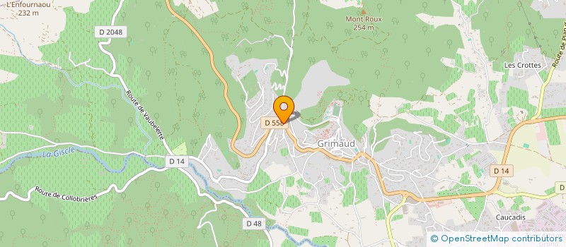 localisation de l'entreprise MONSIEUR SALAH LAREM  GRIMAUD