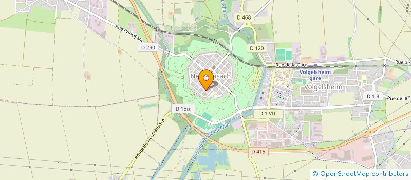 localisation de l'entreprise MONSIEUR SALAH LOUAFI  NEUF-BRISACH