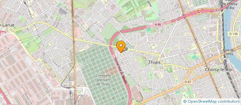 localisation de l'entreprise MONSIEUR SALAH MAJRI  THIAIS