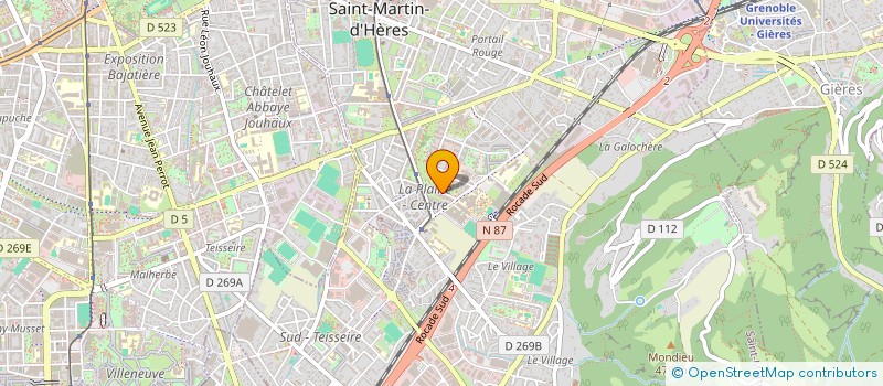 localisation de l'entreprise MONSIEUR SALAH MANSOURI  SAINT-MARTIN-D'HERES