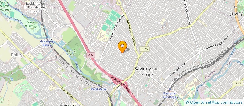 localisation de l'entreprise MONSIEUR SALAH MATOUSSI à SAVIGNY-SUR-ORGE
