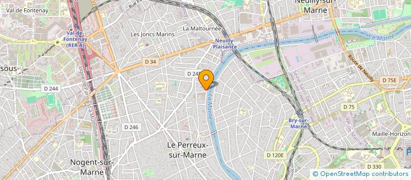 localisation de l'entreprise MONSIEUR SALAH MEDJOUB  LE PERREUX-SUR-MARNE