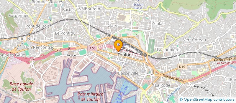 localisation de l'entreprise MONSIEUR SALAH MEROUE  TOULON