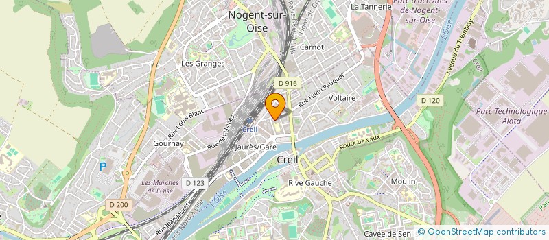 localisation de l'entreprise MONSIEUR SALAH MESSAOUDI  CREIL