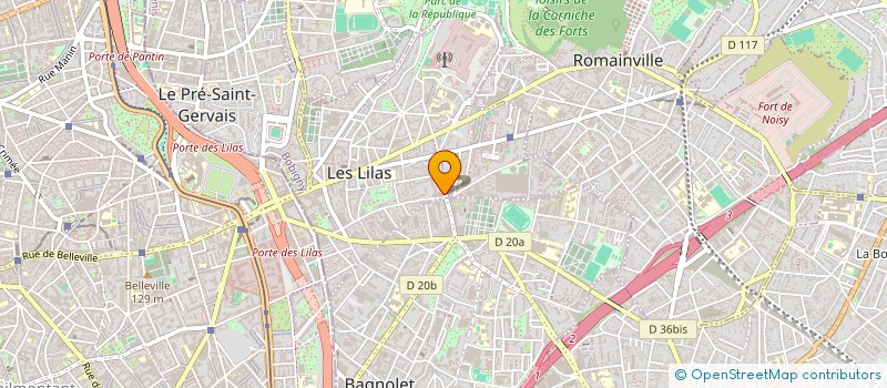 localisation de l'entreprise MONSIEUR SALAH METHNI à LES LILAS