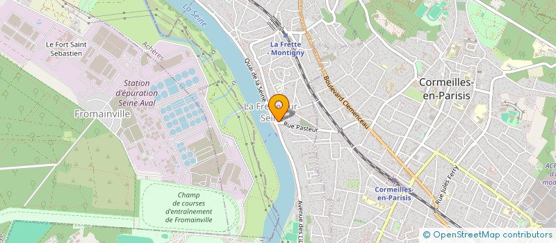 localisation de l'entreprise MONSIEUR SALAH MOUHDI  LA FRETTE-SUR-SEINE