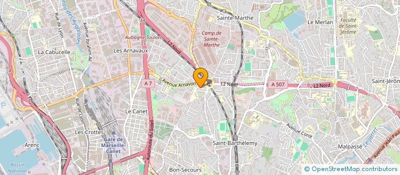 localisation de l'entreprise MONSIEUR SALAH OTHMANI à MARSEILLE