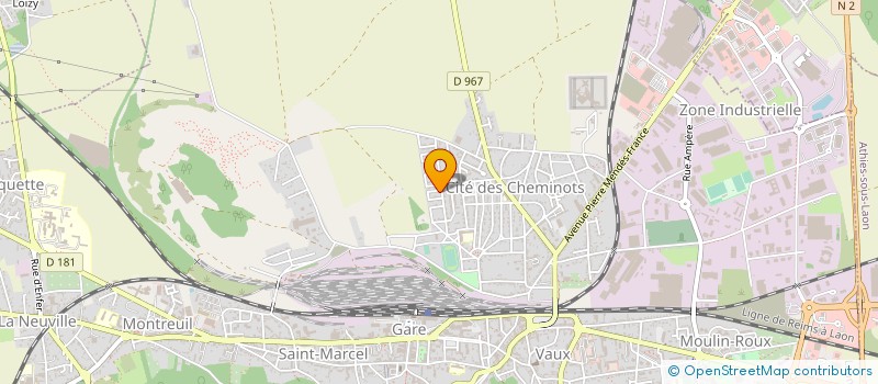 localisation de l'entreprise MONSIEUR SALAH OUADAH à LAON