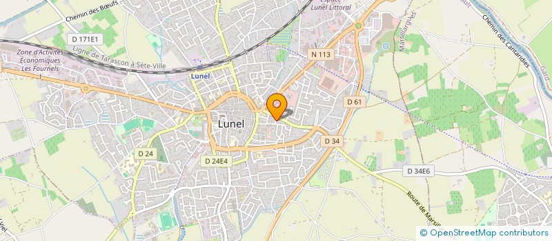 localisation de l'entreprise MONSIEUR SALAH OUBEHOU à LUNEL