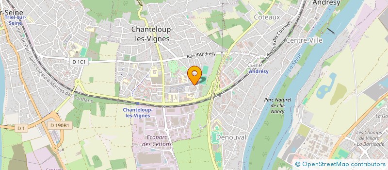 localisation de l'entreprise MONSIEUR SALAH OUBOUZA  CHANTELOUP-LES-VIGNES