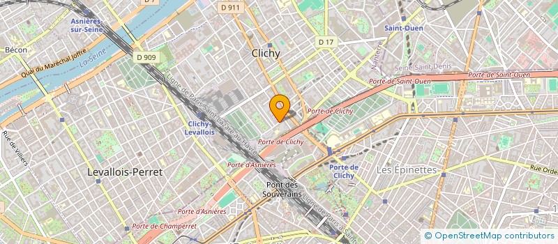 localisation de l'entreprise MONSIEUR SALAH OULD CHIKH  CLICHY