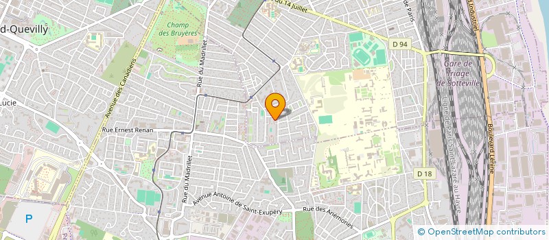 localisation de l'entreprise MONSIEUR SALAH OULHOUZ  SOTTEVILLE-LES-ROUEN