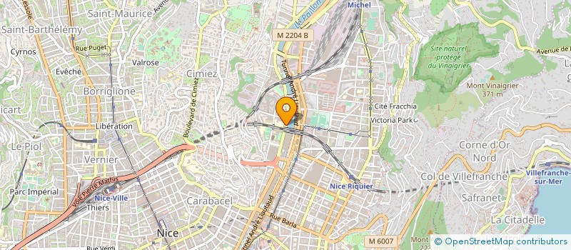 localisation de l'entreprise MONSIEUR SALAH RAOUAFI  NICE