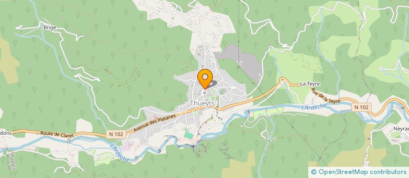 localisation de l'entreprise MONSIEUR SALAH REBBADJ  THUEYTS