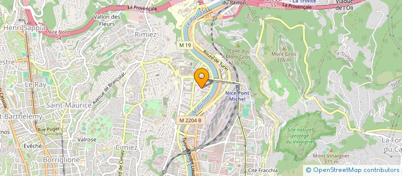 localisation de l'entreprise MONSIEUR SALAH REBIAI à NICE