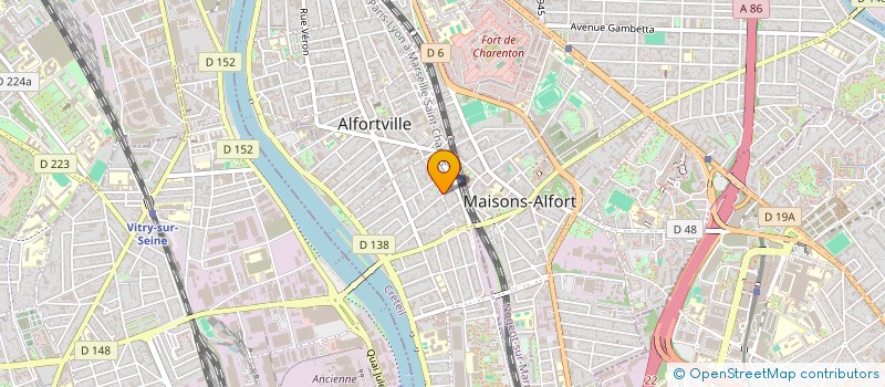 localisation de l'entreprise MONSIEUR SALAH SAOUDI à ALFORTVILLE