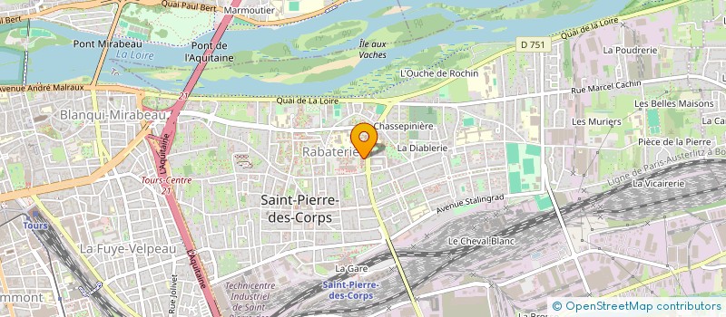 localisation de l'entreprise MONSIEUR SALAH SEDDAK  SAINT-PIERRE-DES-CORPS