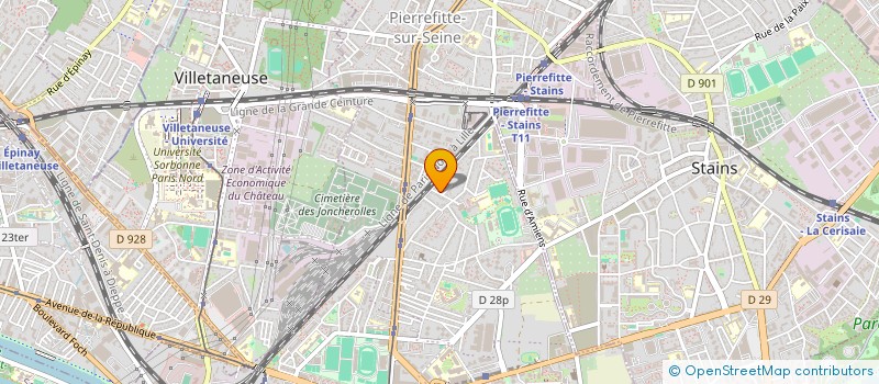 localisation de l'entreprise MONSIEUR SALAH SIRAT à PIERREFITTE-SUR-SEINE